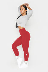 The TONA LiftFit Leggings - Red Coquette - 24" Inseam