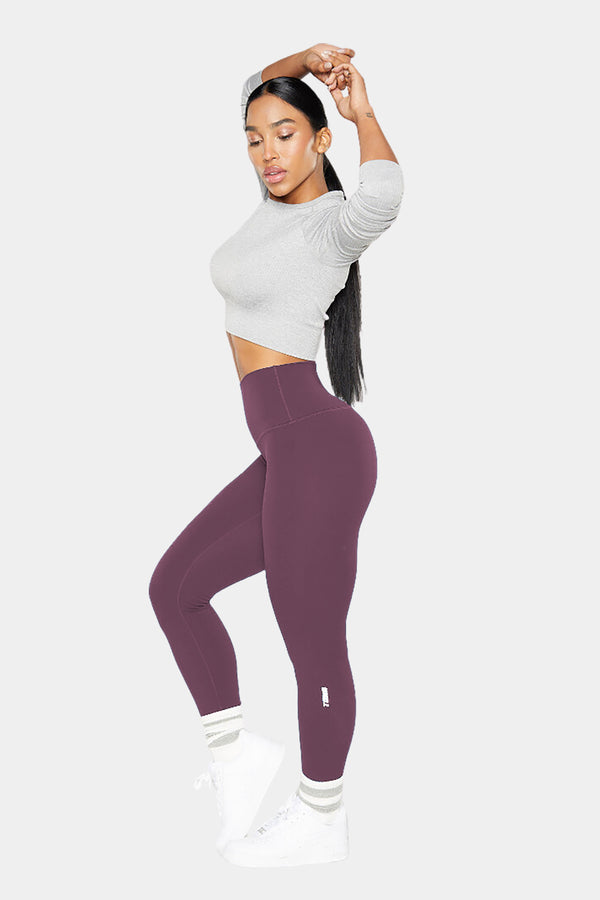 The TONA LiftFit Leggings - Spilt Wine - 27" Inseam