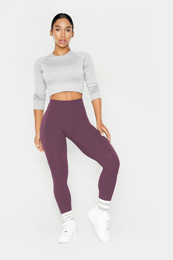 The TONA LiftFit Leggings - Spilt Wine - 27" Inseam